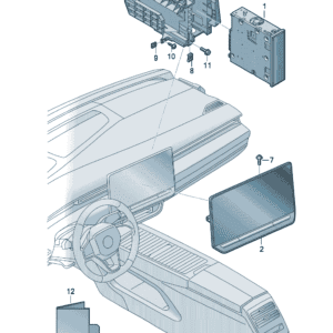 1T3919606J Display Screen - Suitable for Volkswagen ID7