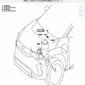 288500Z040 Battery Status Sensor Assembly - Suitable for Toyota BZ4X