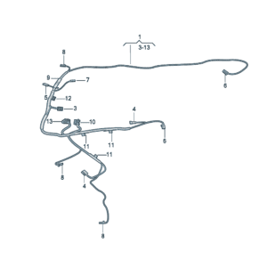 4CG971693G Wiring Harness for Door Trim - Suitable for Audi Q6