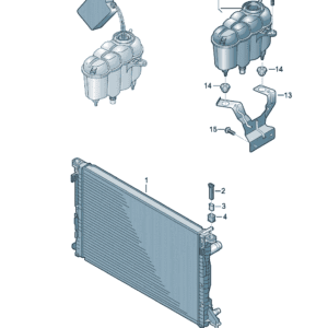 4KG121251 Radiator - Suitable for Audi A7L - JLL Auto Parts