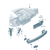 4KG807309 bumper skeleton for Audi A7L - JLL Auto Parts