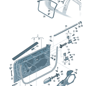 4KG831051 4KG831052 Door suitable for Audi A7L - JLL Auto Parts