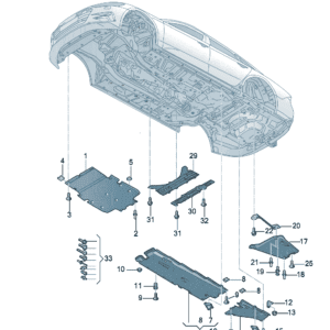 4KG863821 Shock absorber plate suitable for Audi A7L - JLL Auto Parts