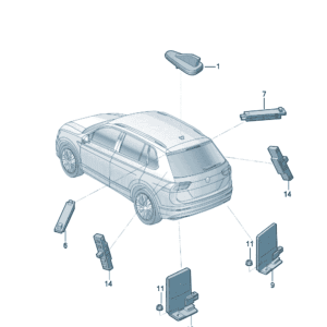 5WA035507A Roof Combination Antenna - Suitable for SAIC Volkswagen ID.3