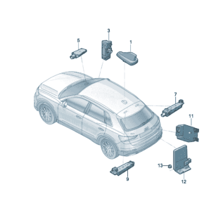 5WA035507A Roof Combo Antenna for Audi Q6 - JLL Auto Parts