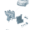 5WA937615-Relay Holder for Volkswagen ID7 - JLL Auto Parts