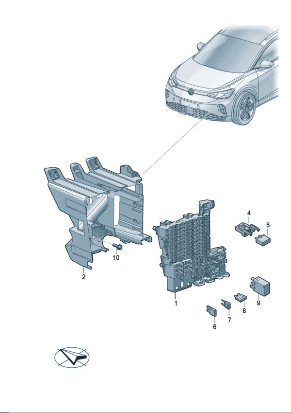 5WA937615 Relay Seat - Suitable for Volkswagen ID7