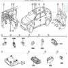 812400E020C0 Interior Light Assembly - Suitable for Toyota BZ4X