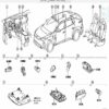 813300E030 Trunk Light Assembly - Suitable for Toyota BZ4X