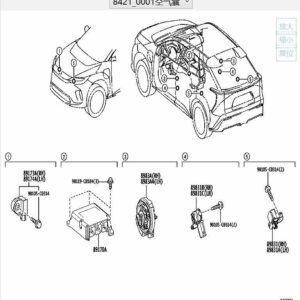 8983A0R030 Side Airbag Pressure Sensor - Suitable for Toyota BZ4X
