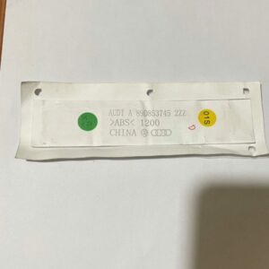 89D 853 745 2ZZ wordmark is for the Audi Q5e tron