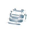 89D807511GRU rear bumper for Audi Q5e tron - JLL Auto Parts