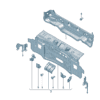 89D813309 Rear end plate for Audi Q5e tron - JLL Auto Parts