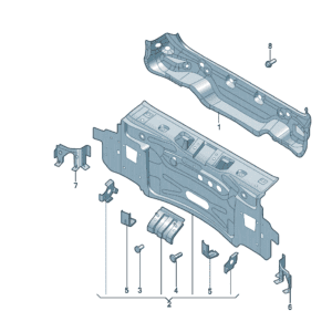 89D813309 Rear end plate for Audi Q5e tron - JLL Auto Parts