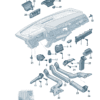 89D820951 Air outlet for Audi Q5e tron - JLL Auto Parts