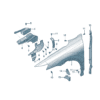 89D821021 89D821022 fender suitable for Audi Q5e tron - JLL Auto Parts