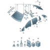 89D845099ANVB windshield suitable for Audi Q5e tron - JLL Auto Parts