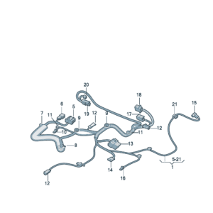 89D971366A 89D971366J SEAT UNDERFRAME WIRING HARNESS FOR AUDI Q5e tron - JLL Auto Parts
