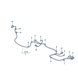 89D971391B Backrest_Adjust harness for Audi Q5e tron - JLL Auto Parts