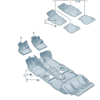89G863021 Bottom mat suitable for Audi Q4e Tron - JLL Auto Parts