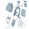 8WD881045C 8WD881046C Backrest cushion suitable for Audi Q4e Tron - JLL Auto Parts