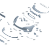 A24388019029999 Front bumper for Mercedes-Benz EQA 300 - JLL Auto Parts