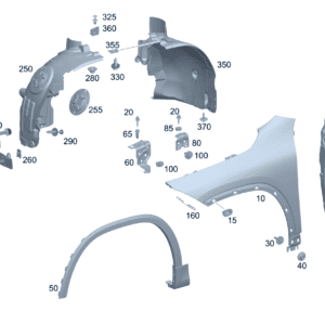 A2478811100 A2478811200 Fender suitable for Mercedes-Benz EQA 300 - JLL Auto Parts