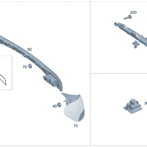 A2479062901 A2479063001 Taillight suitable for Mercedes-Benz EQA 260 - JLL Auto Parts