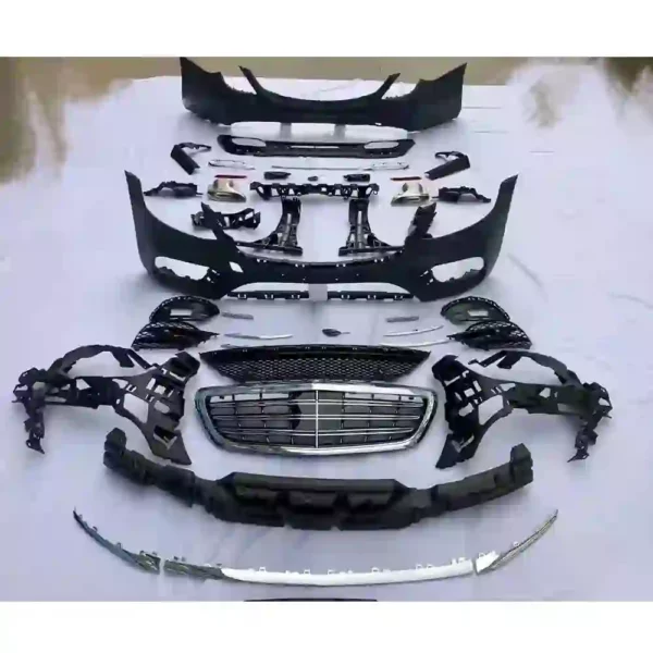Mercedes-Benz S-Class W222 Low Configuration Upgrade to High Configuration S450 Front and Rear Bumper Lights - Image 2