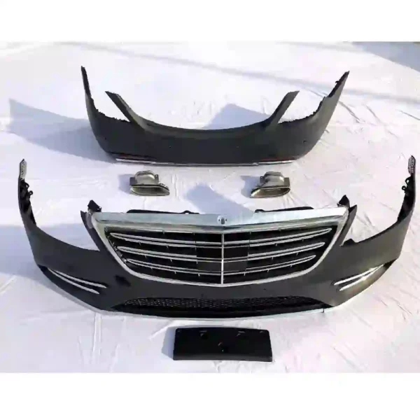 Mercedes-Benz S-Class W222 Low Configuration Upgrade to High Configuration S450 Front and Rear Bumper Lights