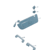 4KE857551 4KE857552G Sun Visor Suitable for Audi A7L - JLL Auto Parts