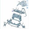 11H 805 563- Dash Panel Bracket / Scuttle Panel Bracket - For Volkswagen Anhui ID.UNYX (06) - JLL Auto Parts