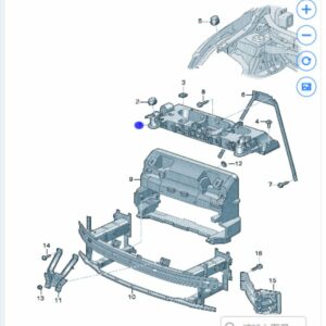 11H 805 563- Dash Panel Bracket / Scuttle Panel Bracket - For Volkswagen Anhui ID.UNYX (06) - JLL Auto Parts
