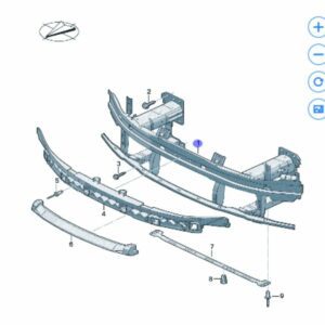 11H 807 109- Bumper Beam / Bumper Reinforcement Bar - For Volkswagen Anhui ID.UNYX (06) - JLL Auto Parts