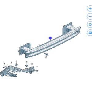 11H 807 305 A - Bumper Bracket - For Volkswagen Anhui ID.UNYX (06) - JLL Auto Parts
