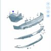 11H 807 983 A GRU - Rear Bumper Cover Left - For Volkswagen Anhui ID.UNYX (06) - JLL Auto Parts