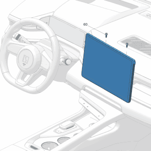 6600123957BA0 - Central Display Screen (CSD) - For Zeekr 001 - JLL Auto Parts
