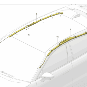 6600134438, 6600134433 - Side Curtain Airbag (Right/Left) - For Zeekr 001 - JLL Auto Parts