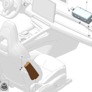 6600134658 - Passenger Side Airbag - For Zeekr 001 - JLL Auto Parts