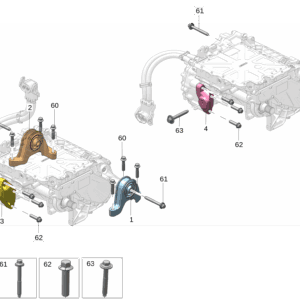 6600136961 - Front Drive Motor Vibration Isolator Assembly - For Zeekr 001 - JLL Auto Parts