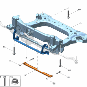 6600138310 - Front Subframe - For Zeekr 001 - JLL Auto Parts