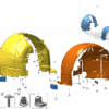 6600141650, 6600141653 - Front Wheelhouse Splash Shield - For Zeekr 001 - JLL Auto Parts