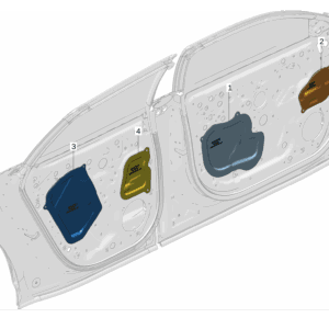 6600141870 - Front Door Water Shield - For Zeekr 001 - JLL Auto Parts
