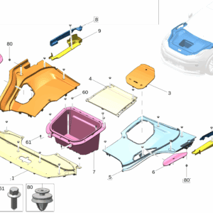 6600142208 - Engine Compartment Front Cover - For Zeekr 001 - JLL Auto Parts