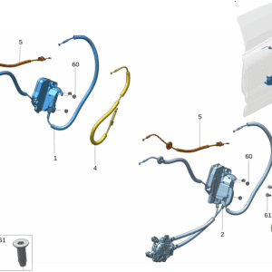 6600150862, 6600150860 - Rear Side Door Lock - For Zeekr 001 - JLL Auto Parts