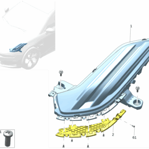 6600190492, 6600190490 - Auxiliary Lamp (Right/Left) - For Zeekr 001 - JLL Auto Parts