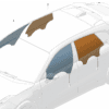 6600200781 - Front Door Glass / 8889352186 - Rear Door Glass - For Zeekr 001 - JLL Auto Parts