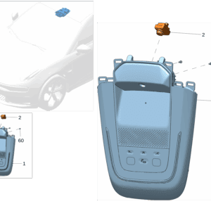 6608006362BA4 - Overhead Console (OHC) - For Zeekr 001 - JLL Auto Parts