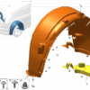 6608048447, 6608048446 - Rear Wheelhouse Splash Shield - For Zeekr 001 - JLL Auto Parts