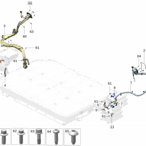6608062338 - AC Charging Socket Wiring Harness - For Zeekr 001 - JLL Auto Parts